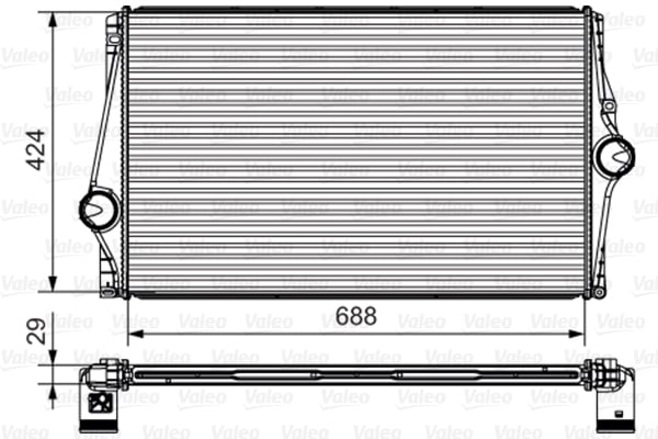 Compresor intercooler potrivit VOLVO XC90 I 2.5 2.9 10.02-09.14