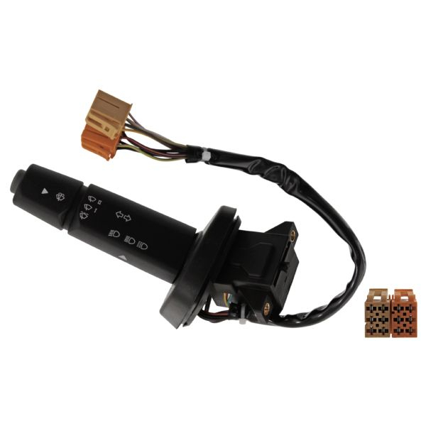 Comutator coloana directie (Claxon; Indicatorii; lumini; stergatoare, negru) potrivit MAN FOC, HOCL, LION S INTERCITY, LION  S CITY, LION  S CLASSIC, LION  S COACH, LION  S REGIO, ND 08.92-
