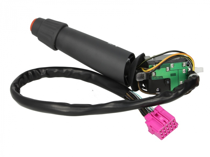 Comutator coloana directie (Claxon; Indicatorii; lumini; stergatoare, negru) potrivit MERCEDES ACTROS, ACTROS MP2 / MP3, ATEGO, ATEGO 2, AXOR, AXOR 2, ECONIC, UNIMOG 09.88- [2]