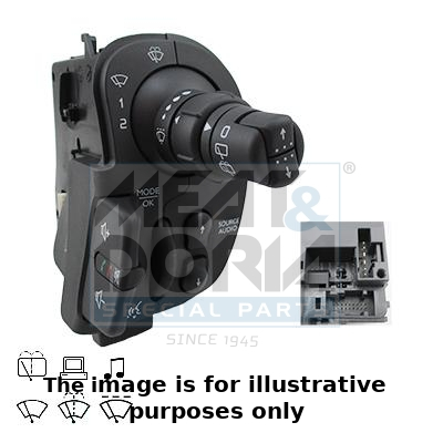 Comutator coloana directie (control computer; control radio; stergatoare) potrivit RENAULT CLIO III, CLIO III HATCHBACK, KANGOO BE BOP, KANGOO EXPRESS, KANGOO II, MODUS 09.04-