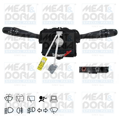 Comutator coloana directie (control computer; Indicatorii; lumini; stergatoare) potrivit CITROEN C2, C3 II; PEUGEOT 307 08.00-09.16