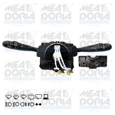 Comutator coloana directie (control computer; Indicatorii; lumini; stergatoare) potrivit CITROEN C5 I, C5 II; PEUGEOT 206, 206+, 307, 307 KOMBI 08.00-