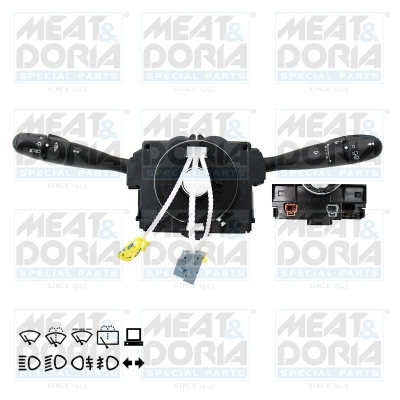 Comutator coloana directie (control computer; Indicatorii; lumini; stergatoare) potrivit CITROEN C5 I, XSARA PICASSO; PEUGEOT 206 08.98-