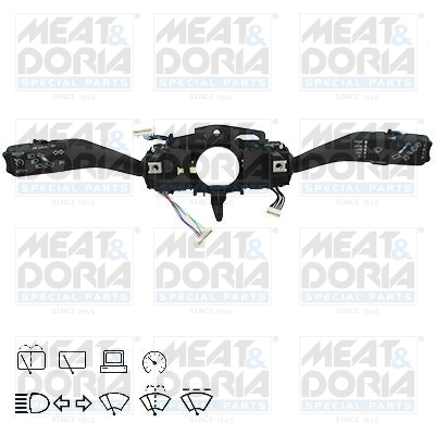 Comutator coloana directie (control computer; Indicatorii; lumini; stergatoare) potrivit SKODA OCTAVIA II, SUPERB II, YETI; VW CADDY III, CADDY III MINIVAN, EOS, GOLF PLUS V 02.04-03.21