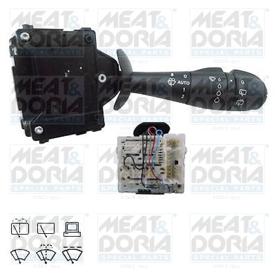 Comutator coloana directie (control computer; stergatoare) potrivit RENAULT CAPTUR I, CLIO IV, TRAFIC III 11.12-
