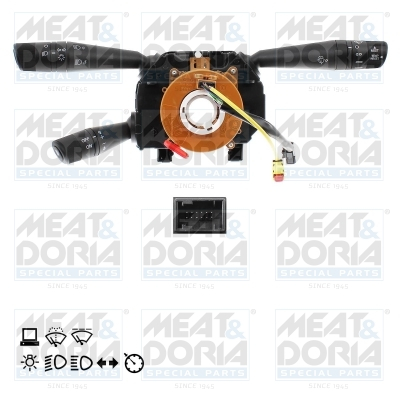 Comutator coloana directie (control computerizat; control de croazieră; indicatori; lumini; stergatoare) potrivit FIAT DOBLO, DOBLO CARGO 03.15-12.23 [3]