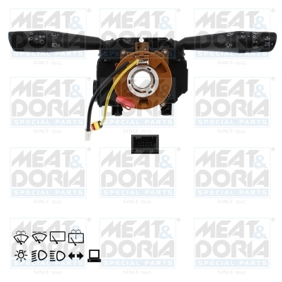 Comutator coloana directie (indicatori; lumini; stergatoare) potrivit FIAT DOBLO, DOBLO CARGO 03.15-12.23 [3]