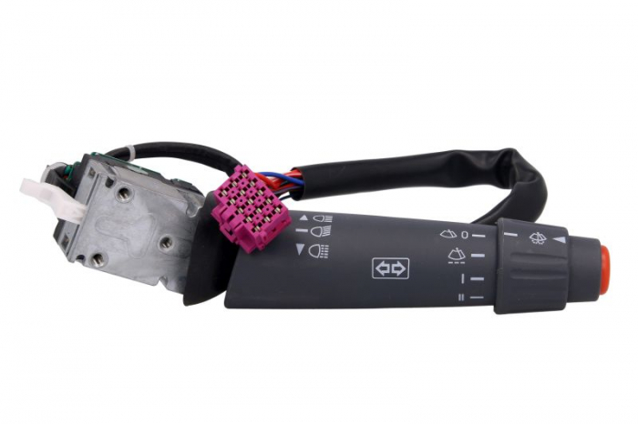 Comutator coloana directie (Indicatorii; lumini; stergatoare, gri) potrivit MERCEDES ACTROS, ACTROS MP2 / MP3, ATEGO, ATEGO 2, AXOR, AXOR 2, CONECTO (O 345), ECONIC, INTEGRO (O 550) 01.55- [2]