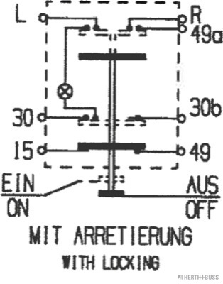 Comutator lumini avarie potrivit CASE; DEUTZ; KHD [4]