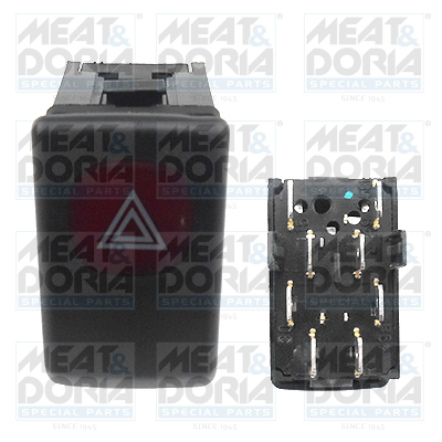 Comutator lumini avarie potrivit FIAT DOBLO, DOBLO CARGO; OPEL COMBO TOUR; VW GOLF II, JETTA II 08.83-
