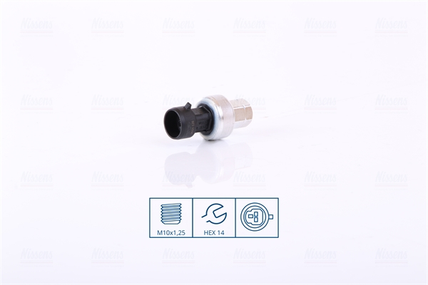 Comutator presiune aer conditionat potrivit RVI MASCOTT; DACIA DUSTER, DUSTER SUV, LOGAN, LOGAN EXPRESS, LOGAN MCV, SANDERO; NISSAN INTERSTAR, KUBISTAR, NV250, NV400, PRIMASTAR 1.0-Electric 08.95-