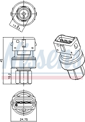 Comutator presiune aer conditionat potrivit VOLVO C30, C70 II, S40 II, S60 II, S80 II, V40, V50, V60 I, V70 III, XC60 I, XC70 II 1.5-Electric 01.04-08.19