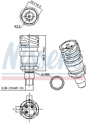 Comutator presiune aer conditionat potrivit VOLVO FL, FLC, FM10, FM12, FM7, FM9 D10A320-D9B300 09.96-