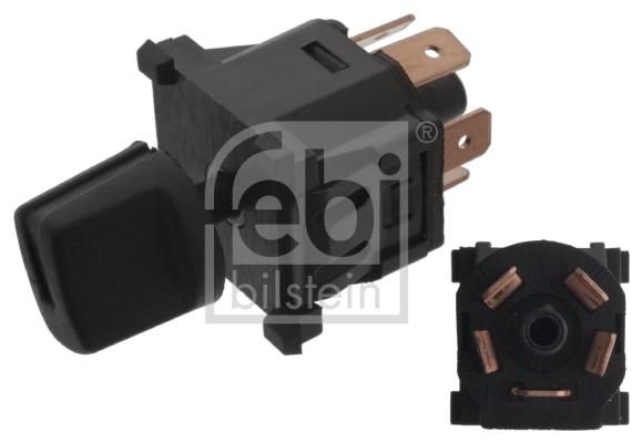 Comutator ventilator (5pin) buton potrivit AUDI 80 B1, 80 B2, 90 B2, COUPE B2, QUATTRO; VW CALIFORNIA T4 CAMPER, CORRADO, GOLF I, GOLF II, JETTA I 1.0-2.9 1972-2003 [2]
