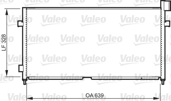 Condensator A/C 341x677x16 potrivit VOLVO FM10, FM12, FM7, FM9 08.98-09.05 [3]
