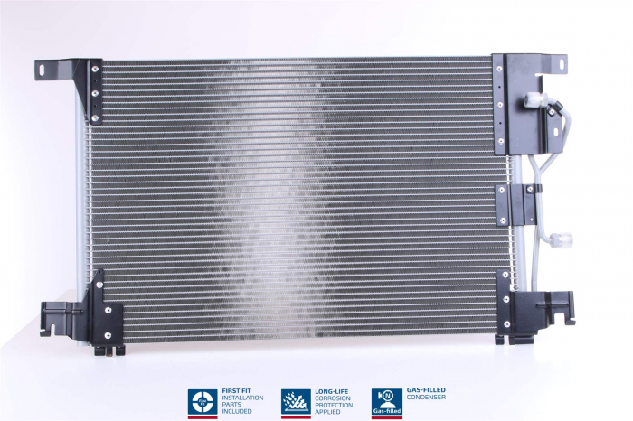 Condensator A/C 730x458x19 potrivit MERCEDES ACTROS, ACTROS MP2 / MP3, ZETROS 04.96- [3]