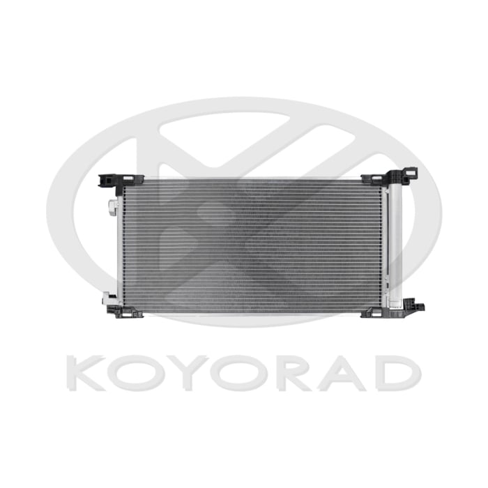 Condensator A/C cu uscator potrivit Toyota Corolla dupa 2022 - 1.8 hibrid / 2.0 hibrid, cu uscator, aluminiu, 346×671×12 mm [3]