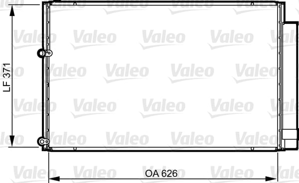 Condensator A C (cu uscator) potrivit TOYOTA PRIUS 1.5H 09.03-12.09