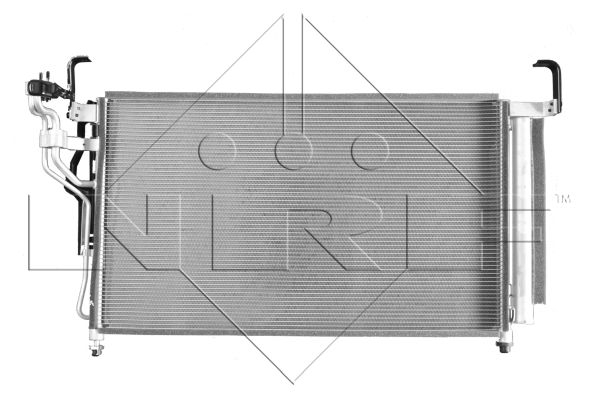 Condensator A C (uscator) potrivit HYUNDAI H-1 CARGO, H-1 TRAVEL 2.5D 02.08-