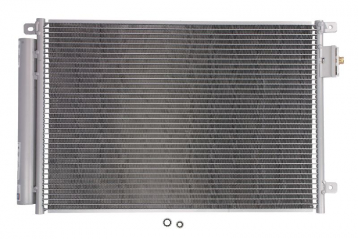 Condensator climatizare (cu uscator, element aditional) potrivit FIAT 500, 500 C, PANDA; FORD KA; LANCIA YPSILON 0.9-1.4 07.07-