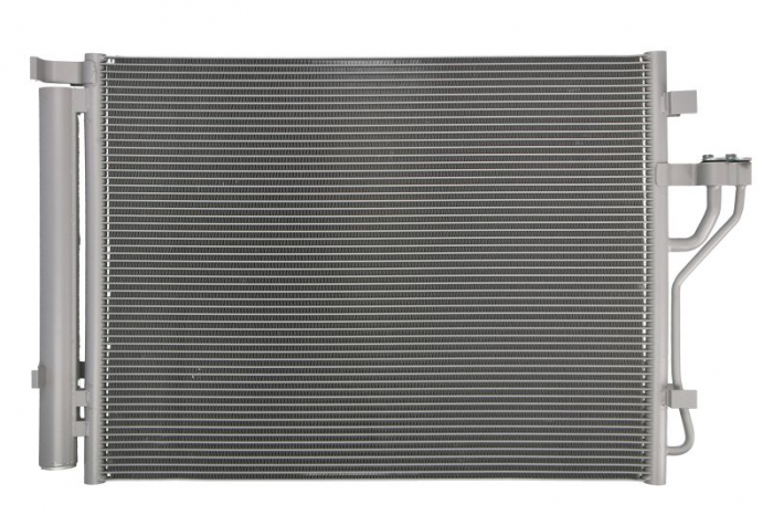 Condensator climatizare (cu uscator, element aditional) potrivit HYUNDAI IX35; KIA CARENS IV, SPORTAGE III 1.7D 2.0D 08.09-12.16