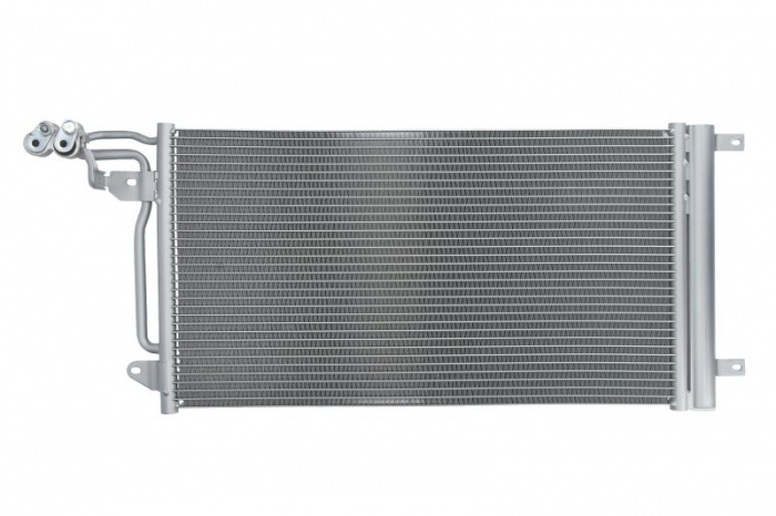 Condensator climatizare (cu uscator) potrivit AUDI A1; SEAT IBIZA IV, IBIZA IV SC, IBIZA IV ST, IBIZA IV HATCHBACK, TOLEDO IV; SKODA FABIA II, FABIA II PRAKTIK, FABIA III, FABIA III PRAKTIK 1.0-2.0D 0
