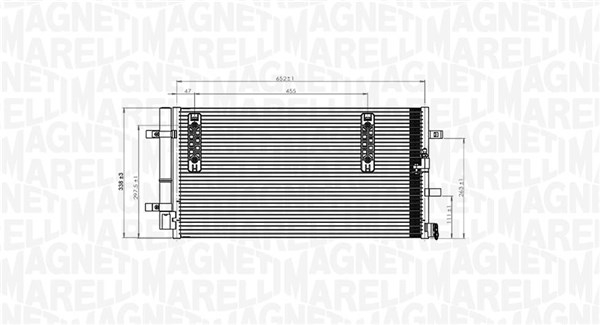Condensator climatizare potrivit AUDI A4 ALLROAD B8, A4 B8, A5, A6 ALLROAD C7, A6 C7, A7, Q5 1.8-4.2 2007-2018 - (cu uscator) [2]