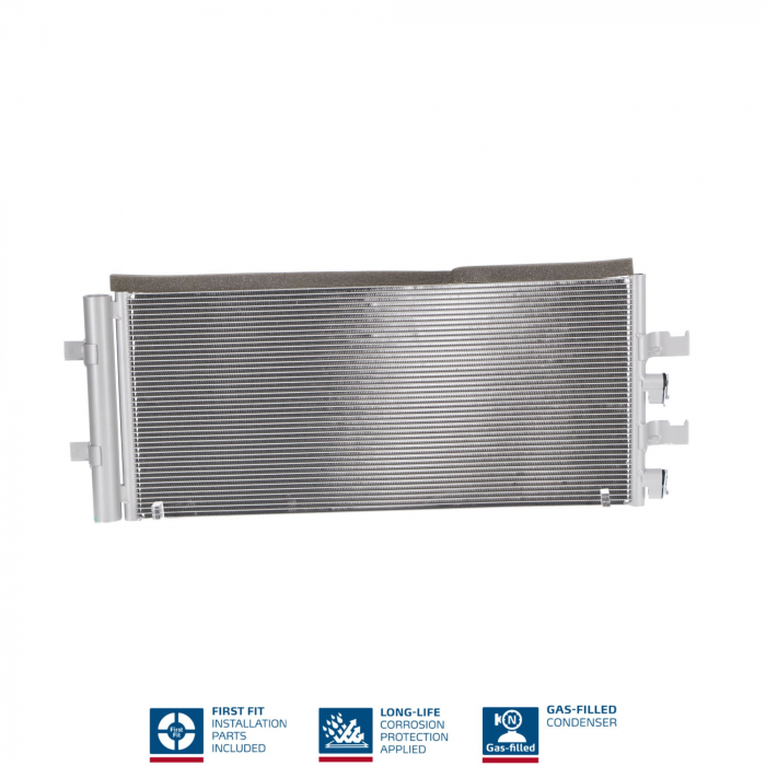 Condensator climatizare (cu uscator) potrivit BMW 1 (F40), 2 (F45), 2 GRAN COUPE (F44), 2 GRAN TOURER (F46), X1 (F48), X2 (F39); MINI CLUBMAN (F54), COUNTRYMAN (F60) 1.5 1.5H 2.0 03.14-