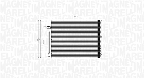 Condensator climatizare (cu uscator) potrivit BMW X5 (E70), X5 (F15, F85), X6 (E71, E72), X6 (F16, F86) 2.0-4.8 10.06-07.19