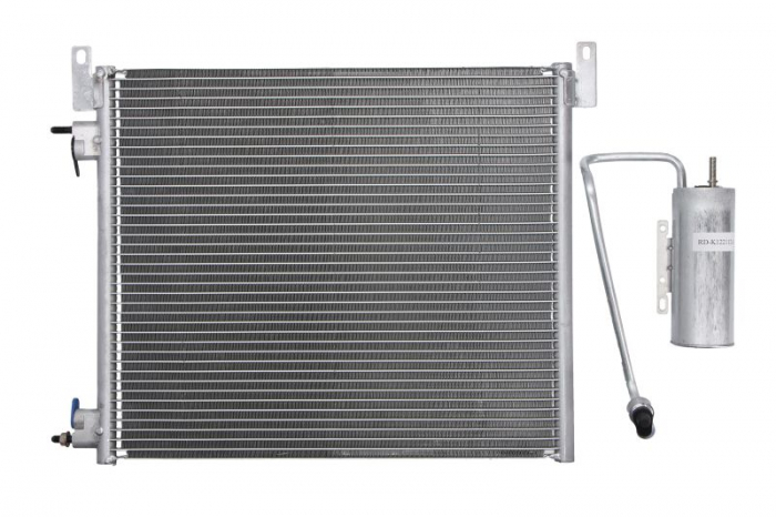 Condensator climatizare (cu uscator) potrivit CADILLAC BLS; OPEL SIGNUM, VECTRA C, VECTRA C GTS; SAAB 9-3, 9-3X 1.9D 2.8 3.0D 02.03-