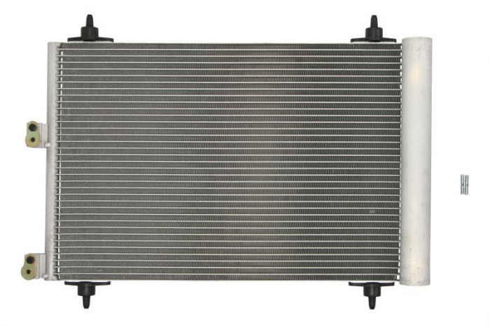 Condensator climatizare (cu uscator) potrivit CITROEN BERLINGO, BERLINGO MINIVAN, XSARA PICASSO; PEUGEOT PARTNER, PARTNER ORIGIN, PARTNER ORIGIN MINIVAN, PARTNER MINIVAN 1.6D 05.04-