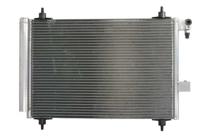 Condensator climatizare (cu uscator) potrivit CITROEN C5 II, C5 III, C5 II KOMBI, C5 I KOMBI, C6; PEUGEOT 407, 407 KOMBI 1.6-3.0D 06.02-