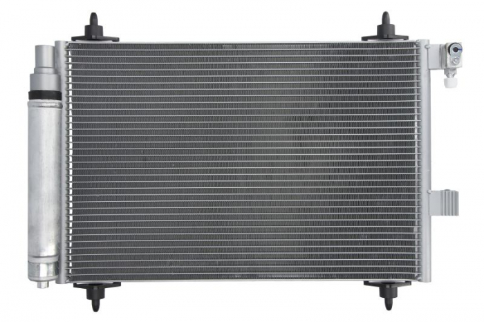Condensator climatizare (cu uscator) potrivit CITROEN C5 II, C5 III, C5 II KOMBI, C6; PEUGEOT 206, 407, 407 KOMBI 1.1-3.0 08.98-