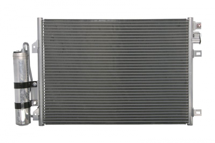 Condensator climatizare (cu uscator) potrivit DACIA LOGAN, LOGAN EXPRESS, LOGAN MCV, SANDERO; RENAULT CLIO II, LOGAN I, THALIA II 1.0ALK-1.6LPG 09.98-