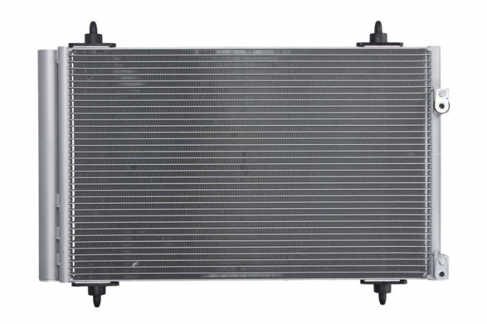 Condensator climatizare (cu uscator) potrivit DS DS 4, DS 5; CITROEN BERLINGO, BERLINGO MULTISPACE, BERLINGO MINIVAN, C4, C4 GRAND PICASSO I, C4 I, C4 II, C4 PICASSO I, DS4, DS5; PEUGEOT 3008 1.2-Elec