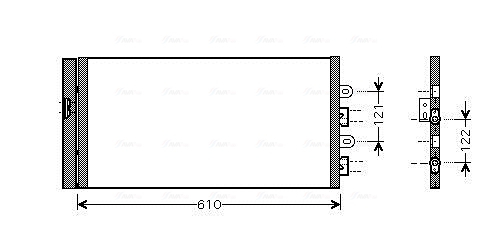 Condensator climatizare (cu uscator) potrivit FIAT PUNTO, PUNTO/HATCHBACK 1.2/1.2CNG/1.2LPG 09.99-03.12 [3]