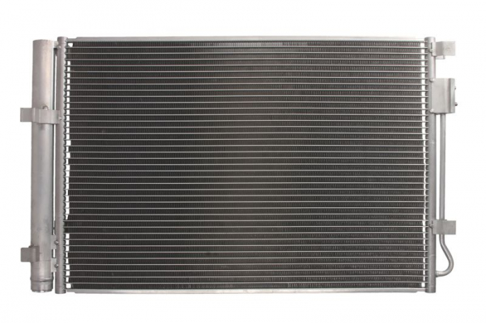 Condensator climatizare (cu uscator) potrivit HYUNDAI ACCENT IV, I20 I, SOLARIS, VELOSTER; KIA RIO III, RIO IV 1.0-1.6D 09.08-