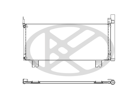 Condensator climatizare (cu uscator) potrivit LEXUS RX 3.5H 09.12-10.15 [3]