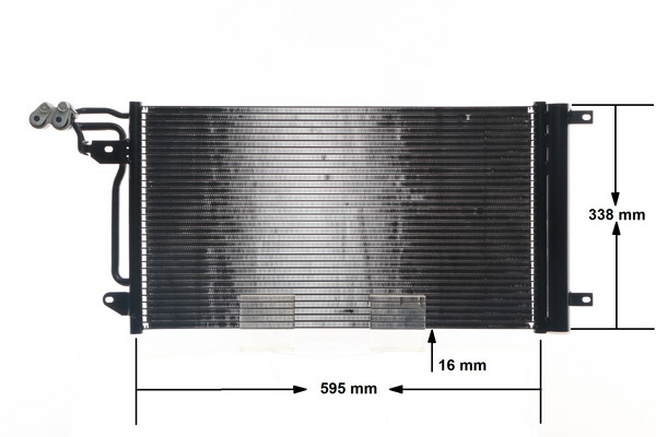 Condensator climatizare potrivit MERCEDES SPRINTER 4,6-T (B909); AUDI A1; SEAT IBIZA IV, IBIZA IV SC, IBIZA IV ST, IBIZA IV/HATCHBACK, TOLEDO IV; SKODA FABIA II, FABIA II PRAKTIK 1.0-2.1D dupa 2006 (c [2]