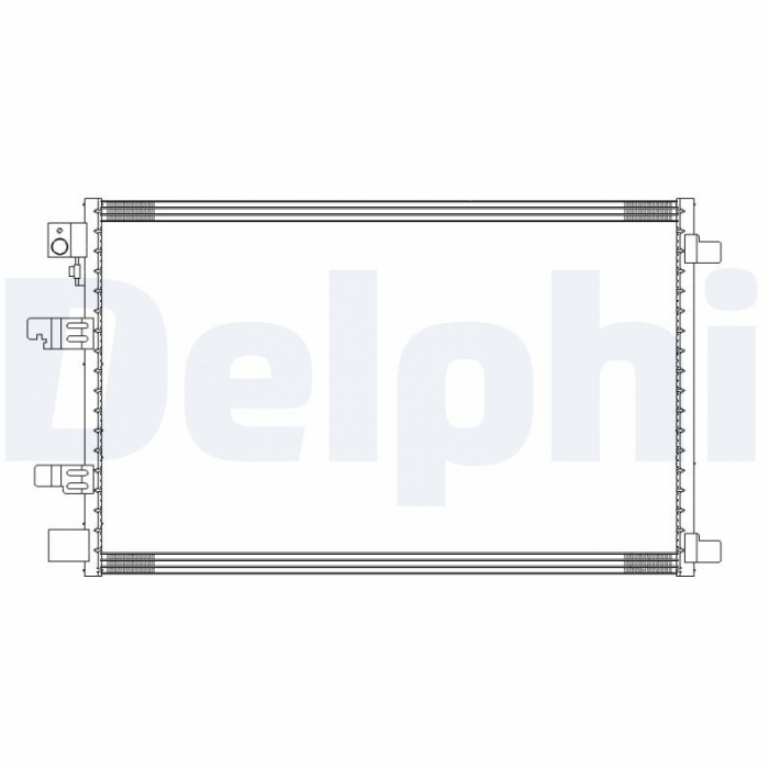 Condensator climatizare (cu uscator) potrivit NISSAN QASHQAI I 2.0D 02.07-04.14