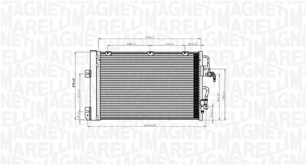 Condensator climatizare (cu uscator) potrivit OPEL ASTRA H, ASTRA H GTC, ZAFIRA B 1.4-1.8 01.04-04.15