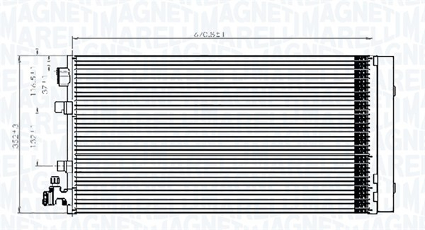 Condensator climatizare (cu uscator) potrivit RENAULT FLUENCE, GRAND SCENIC III, MEGANE, MEGANE III, SCENIC III 1.4-2.0D 11.08- [2]