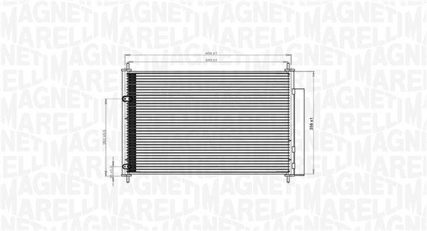 Condensator climatizare potrivit TOYOTA AURIS, AVENSIS, COROLLA, VERSO 1.3-2.2D 2006-2019 - (cu uscator) [2]