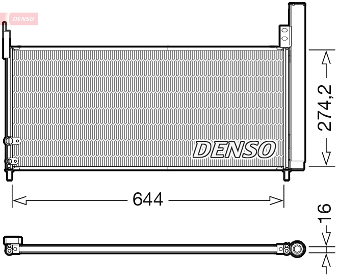 Condensator climatizare potrivit TOYOTA PRIUS PLUS 1.8H dupa 2011 (cu uscator) [3]