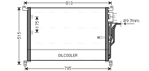 Condensator climatizare potrivit AUDI A8 D3 2.8-6.0 10.02-07.10