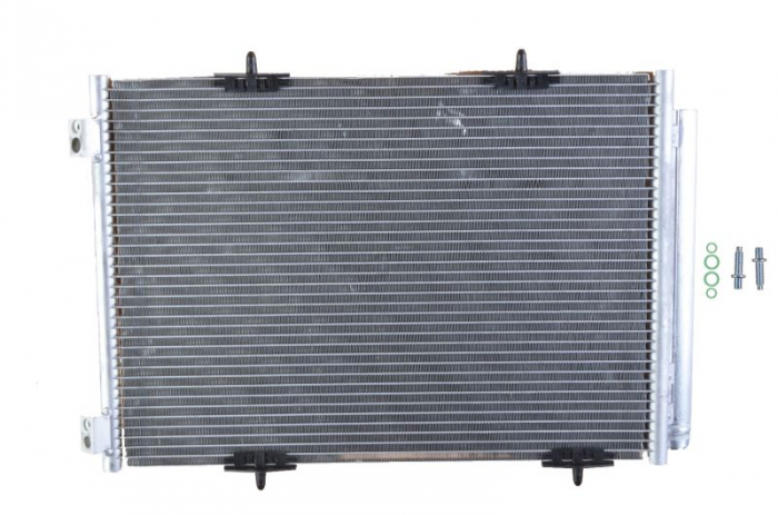 Condensator climatizare potrivit CITROEN C2, C3   Peugeot 1007, 207, 1.6 HDI 16V 1.6, 09.05-