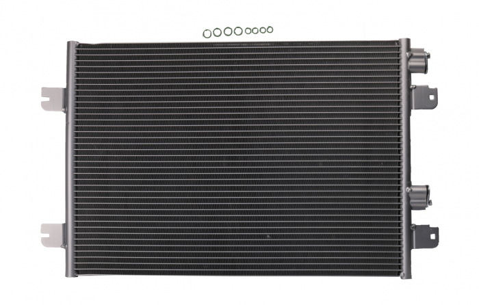 Condensator climatizare potrivit DACIA LOGAN, LOGAN EXPRESS, LOGAN MCV; RENAULT LOGAN I, MEGANE I, MEGANE I CLASSIC, MEGANE I COACH, MEGANE SCÉNIC, SCENIC I 1.4-2.0 dupa 1996 [3]