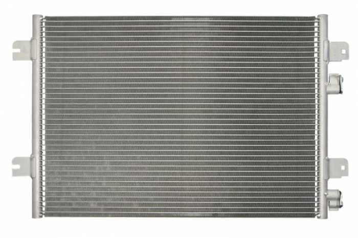 Condensator climatizare potrivit DACIA LOGAN, LOGAN EXPRESS, LOGAN MCV, SANDERO; LADA LARGUS; RENAULT LOGAN I, MEGANE I, MEGANE I CLASSIC, MEGANE I COACH, SCENIC I 1.4-2.0 01.96-