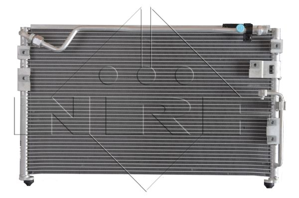 Condensator climatizare potrivit HYUNDAI GALLOPER II 2.5D 2.6D 3.0 08.98-12.03
