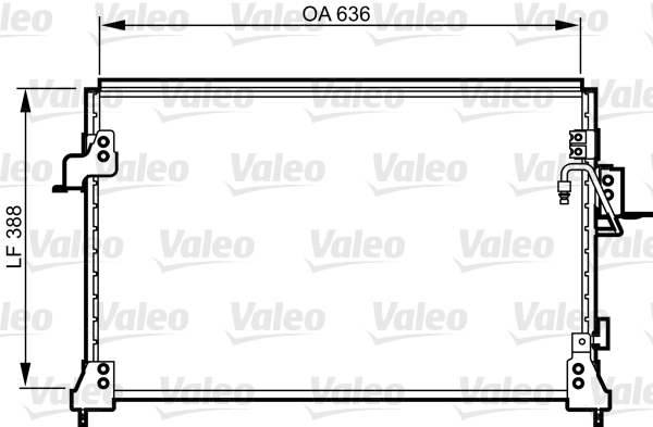 Condensator climatizare potrivit LAND ROVER DISCOVERY II 2.5D/4.0 1998-2004 [3]